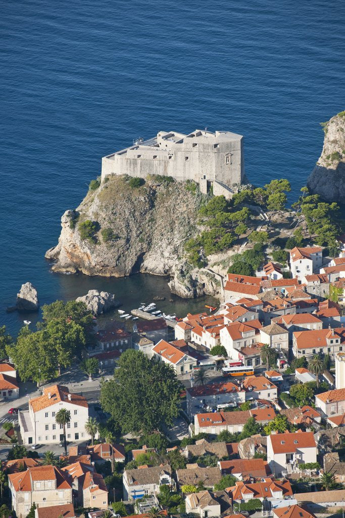 Detail of View of old town, Dubrovnik, Croatia by Anonymous