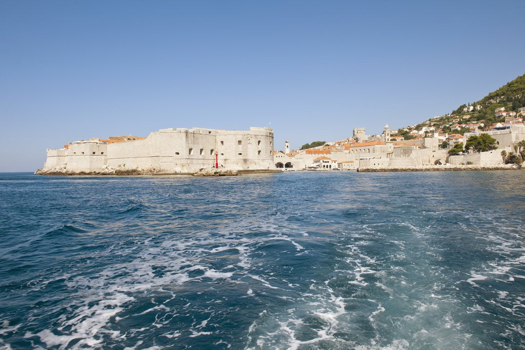 Detail of Fortified port, Dubrovnik, Croatia by Anonymous