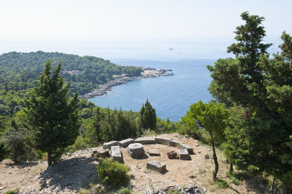 Detail of Lokrum Island, Dubrovnik, Croatia by Anonymous