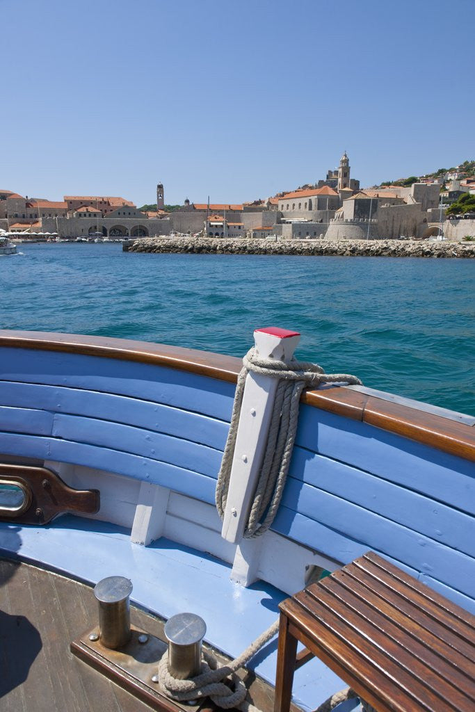 Detail of On boat deck, Dubrovnik, Croatia by Anonymous