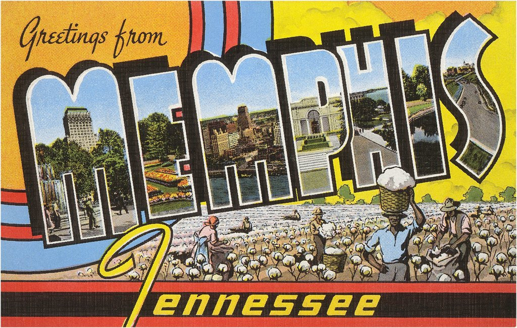 Detail of Greetings from Memphis, Tennessee by Anonymous
