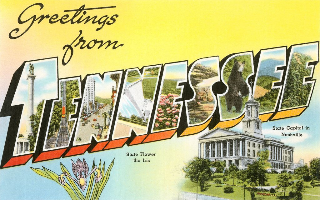 Detail of Greetings from Tennessee by Anonymous