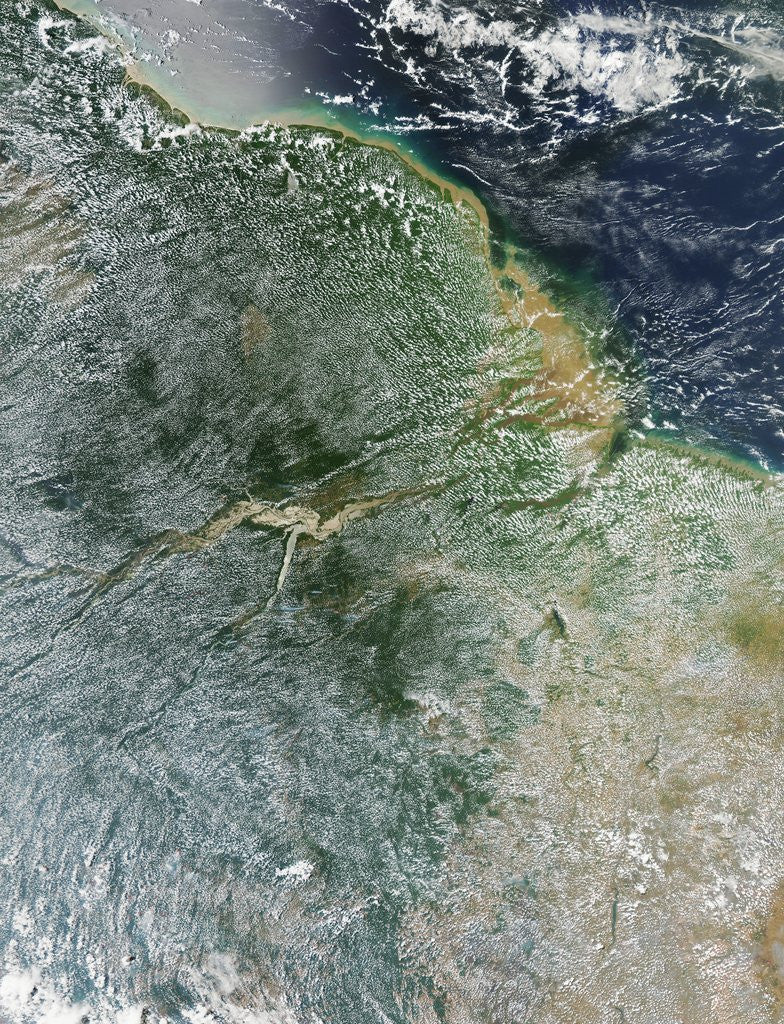 Detail of Clouds over the Amazon by Anonymous