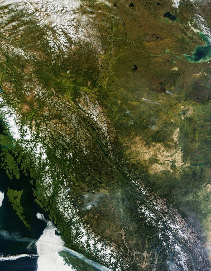 Detail of Western Canada by Anonymous