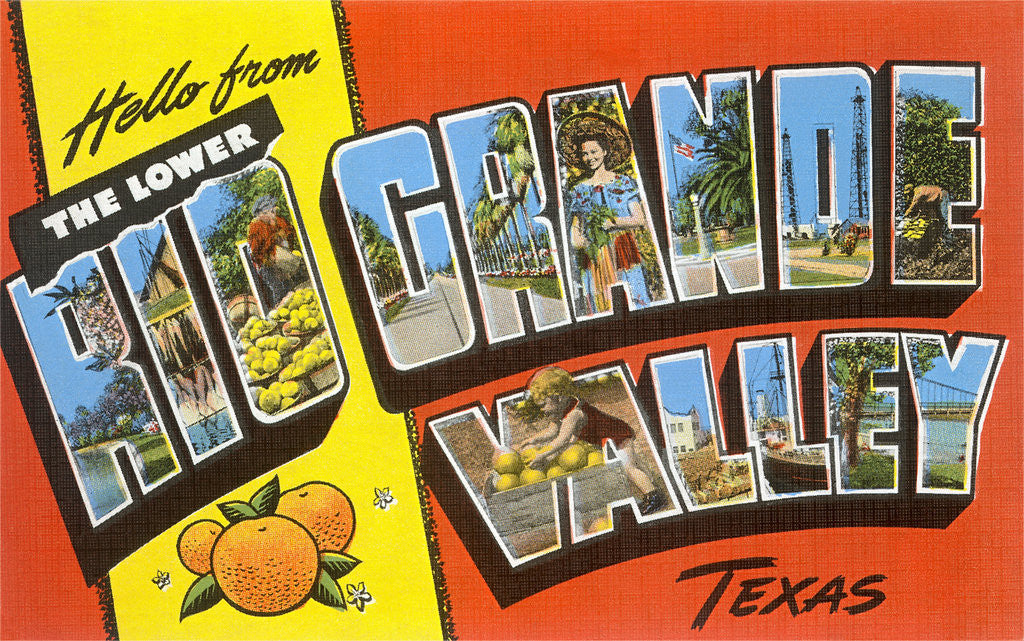 Detail of Hello from the Lower Rio Grande Valley, Texas by Anonymous