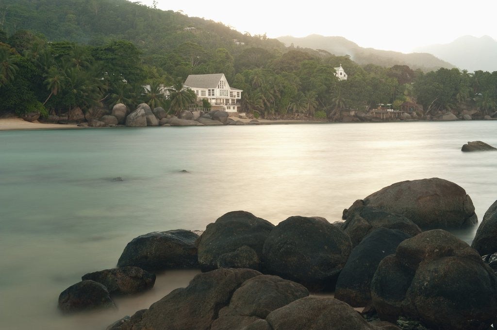 Detail of Baie Beau Vallon, Mahe, Seychelles, Indian Ocean islands by Anonymous