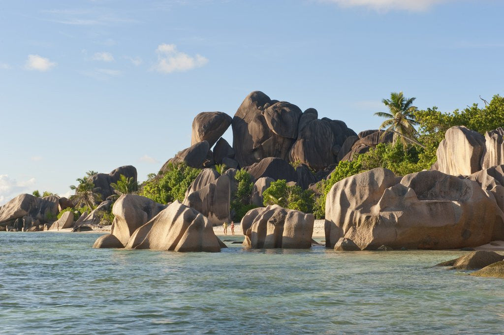 Detail of Source d'Argent Beach, La Digue, Seychelles, Indian Ocean Islands by Anonymous