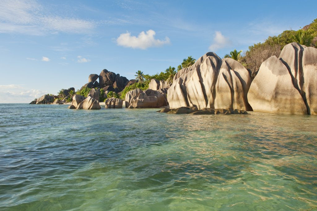 Detail of Source d'Argent Beach, La Digue, Seychelles, Indian Ocean Islands by Anonymous