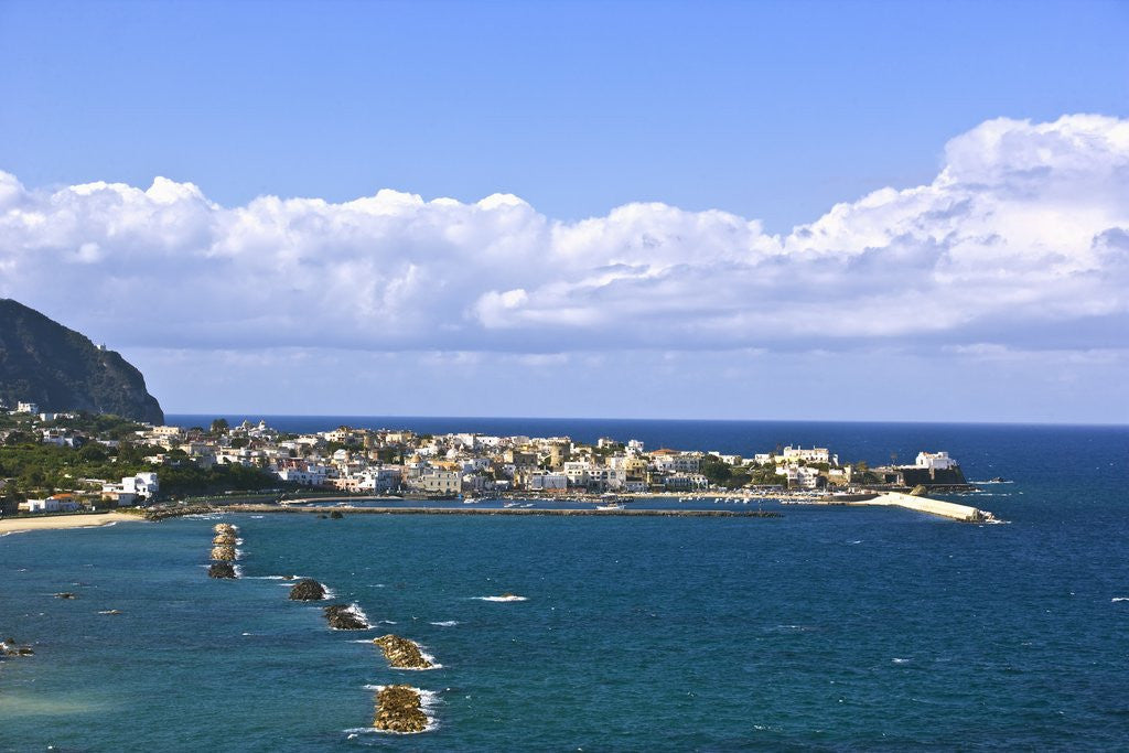 Detail of Coastline, Forio, Campania, Italy by Anonymous