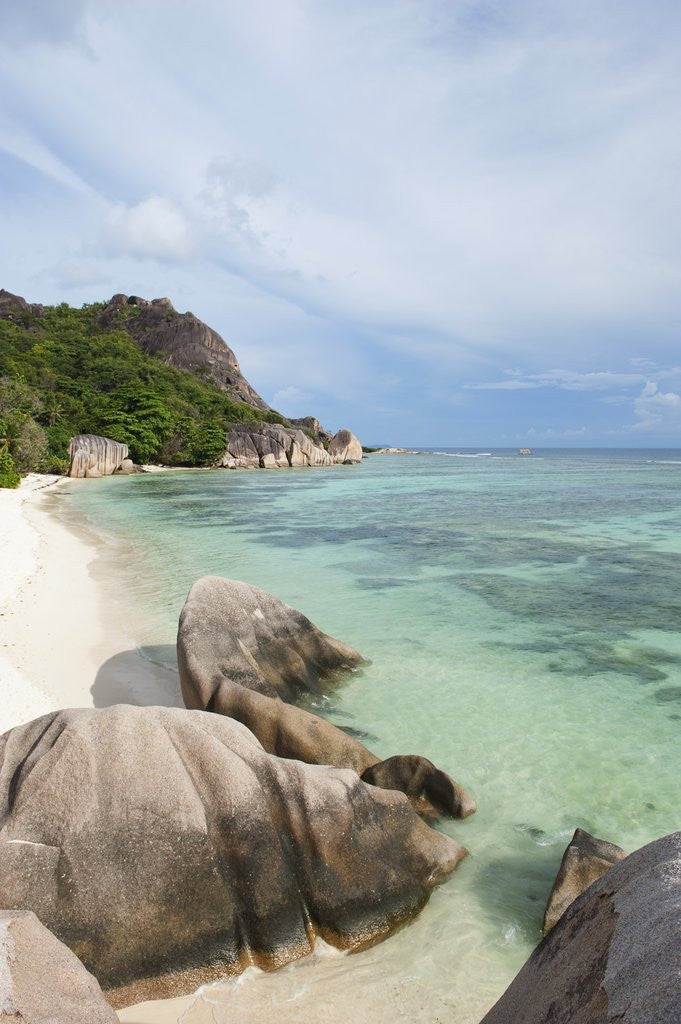 Detail of Source d'Argent Beach, La Digue, Seychelles, Indian Ocean Islands by Anonymous