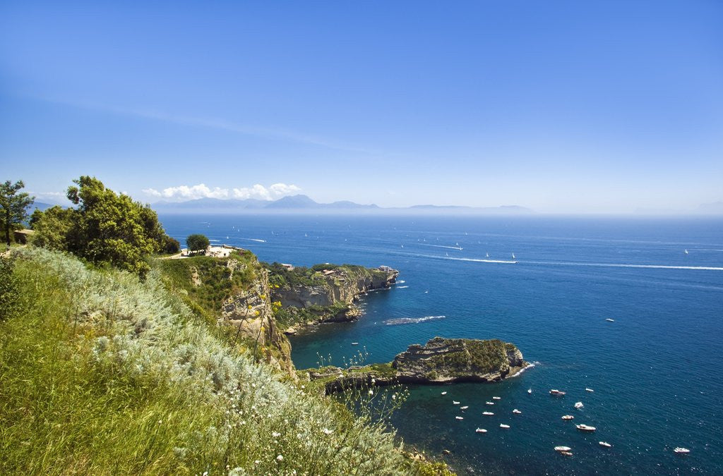 Detail of Coastline, Naples, Campania, Italy by Anonymous
