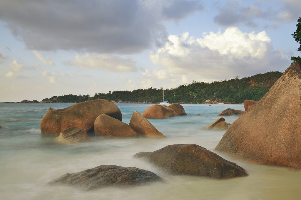 Detail of Rocks on Anse Lazio beach, Grand Anse, Praslin Island, Seychelles by Anonymous