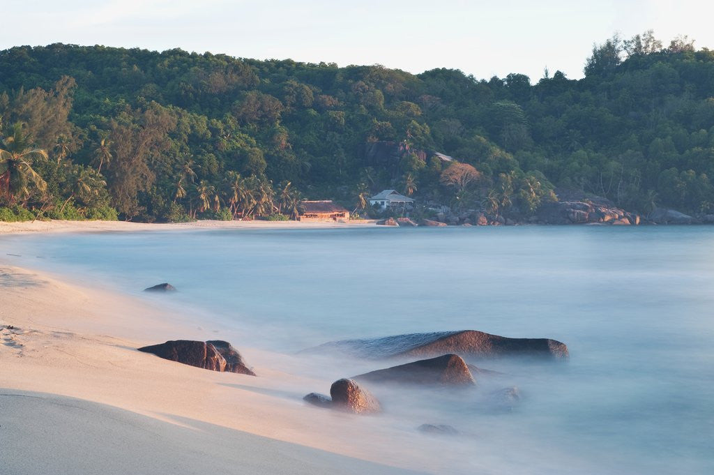 Detail of View of Takamaka Beach, Mahe, Seychelles by Anonymous