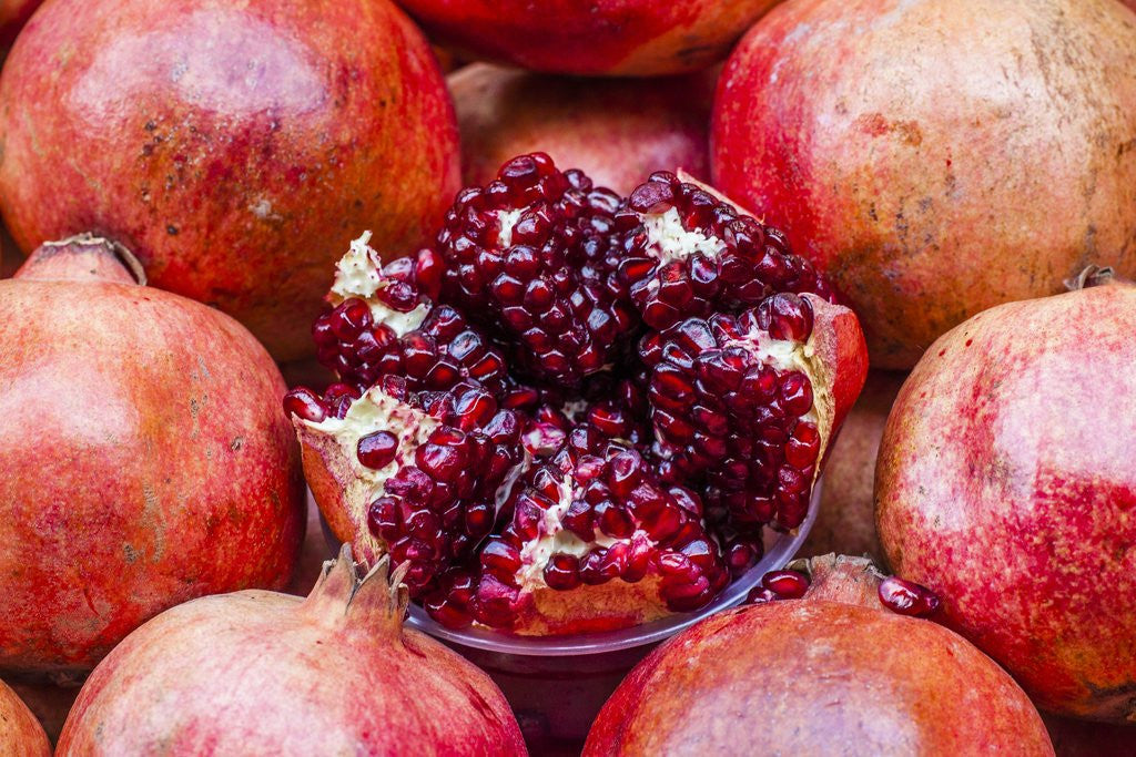 Detail of Pomegranates in Carmel Market by Anonymous