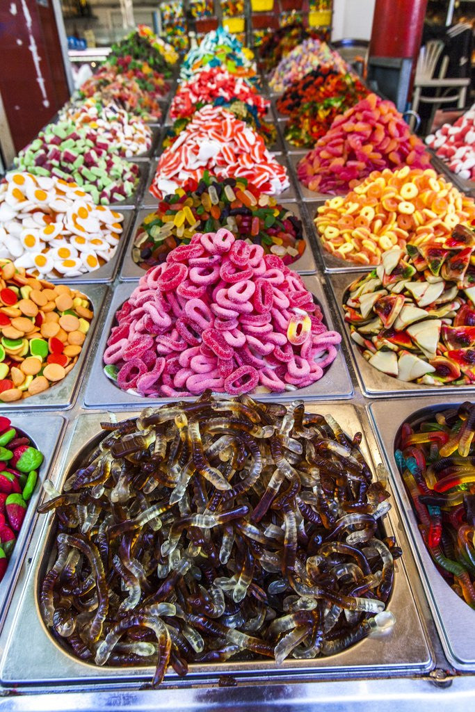 Detail of Assorted candies in Carmel Market by Anonymous