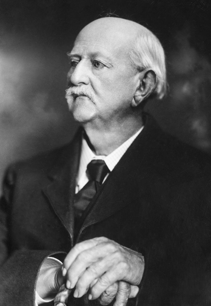 Detail of Senior man portrait, ca. 1910 by Anonymous