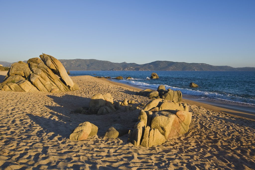 Detail of Beach near Abbartello, Corsica, France by Anonymous