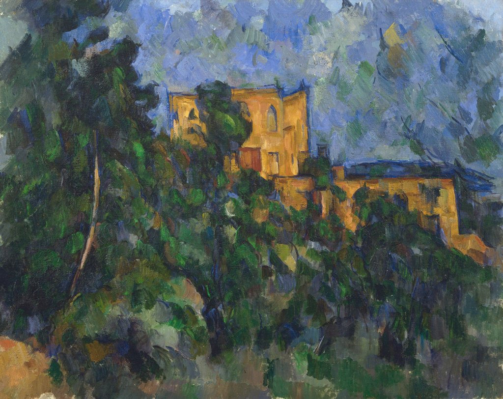 Detail of ChÃ¢teau Noir by Paul Cezanne