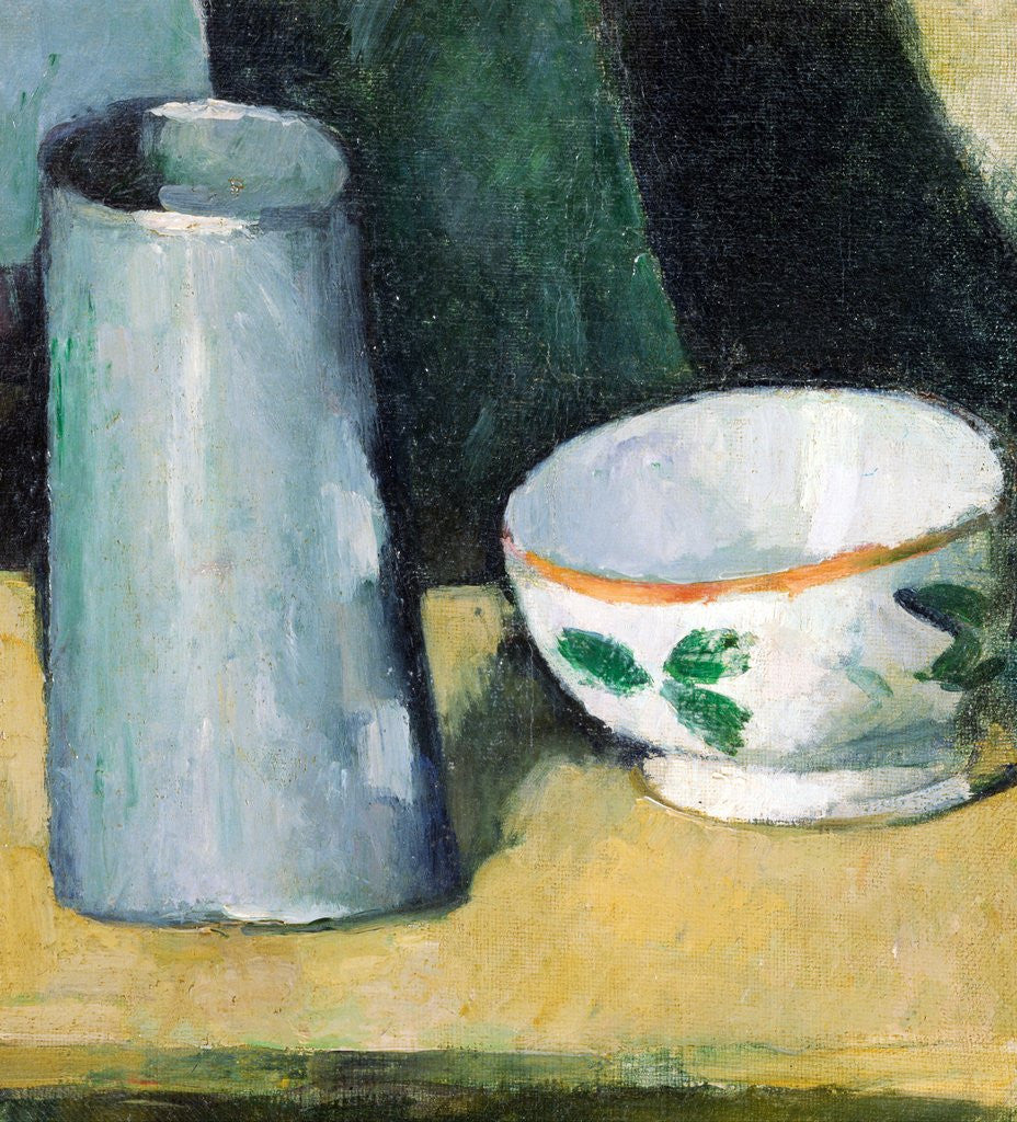Detail of Bowl and Milk-Jug by Paul Cezanne