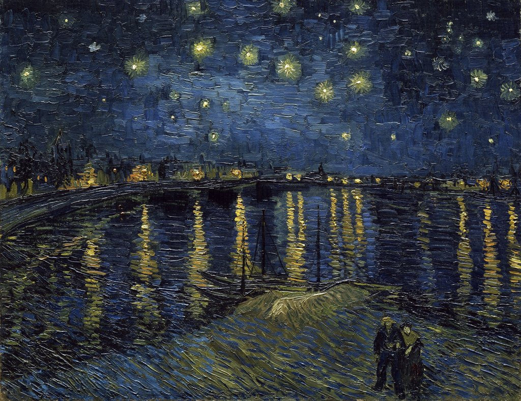 Detail of La Nuit Etoilée (Starry Night) by Vincent Van Gogh