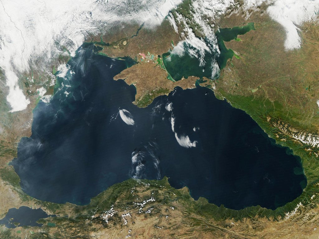 Detail of Satellite Image of The Black Sea by Anonymous