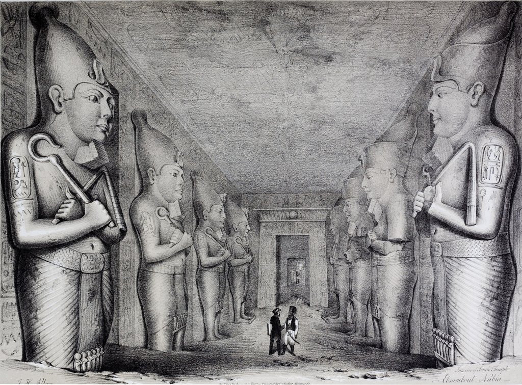 Detail of The South Temple at Abu Simbel by Anonymous