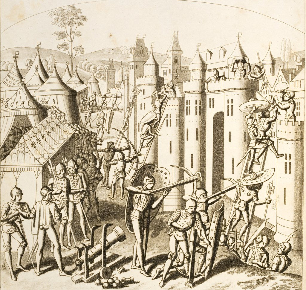 Detail of The Town of Duras besieged and taken by assault by Anonymous