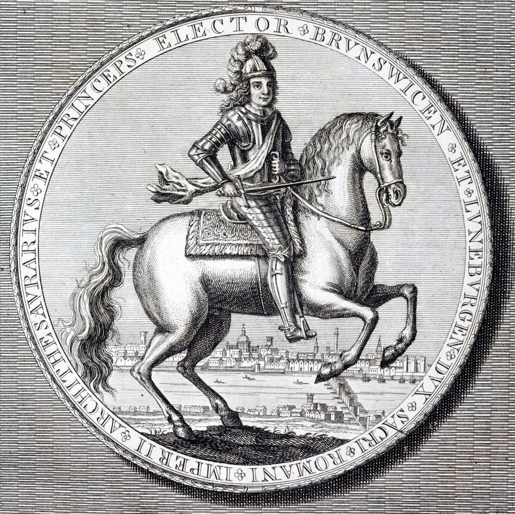 Detail of The Great Seal of George I by Anonymous