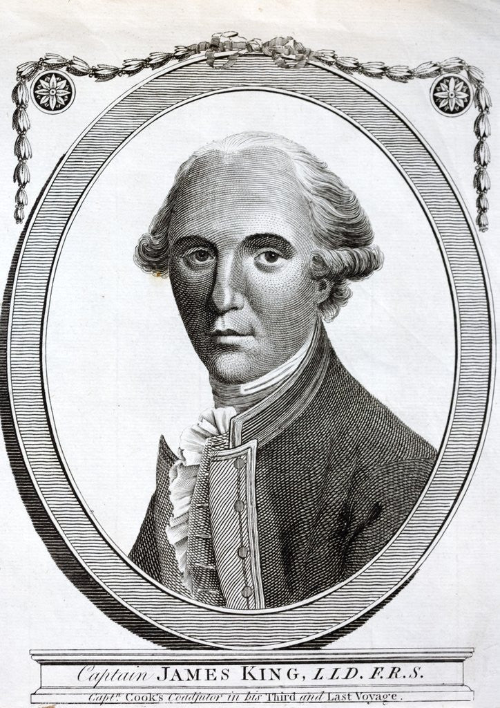 Detail of James King FRS (1750 â€“ October 1784) by Anonymous