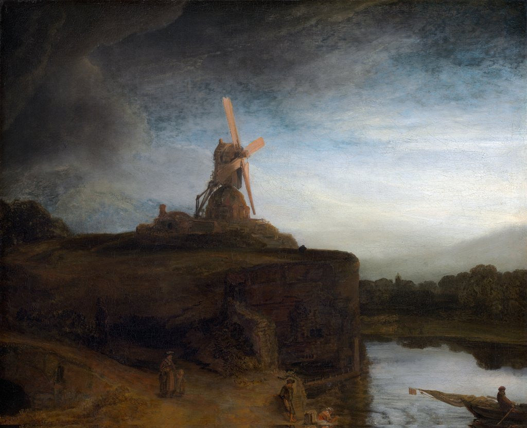 Detail of The Mill by Rembrandt van Rijn