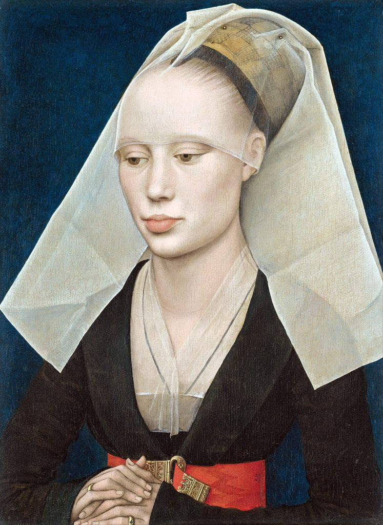 Detail of Portrait of a Lady by Rogier van der Weyden