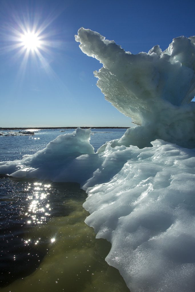 Detail of Sea Ice, Hudson Bay, Canada by Anonymous