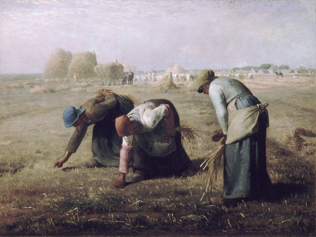 Detail of Des Glaneuses (The Gleaners) by Jean-François Millet
