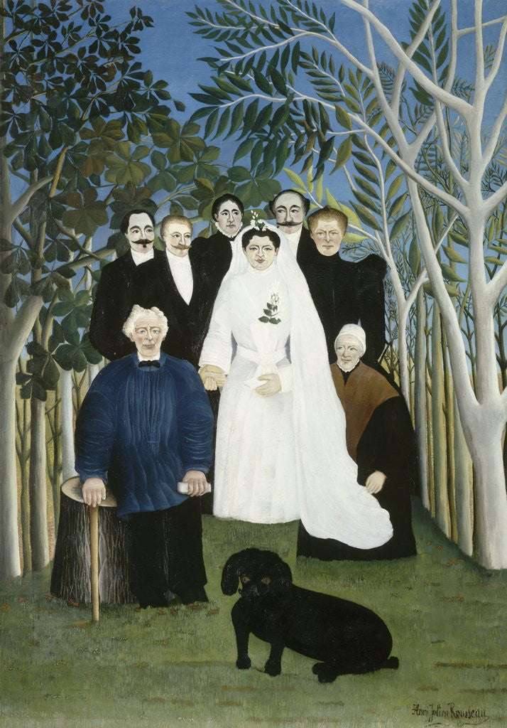 Detail of La Noce (The Wedding Party) by Henri Rousseau