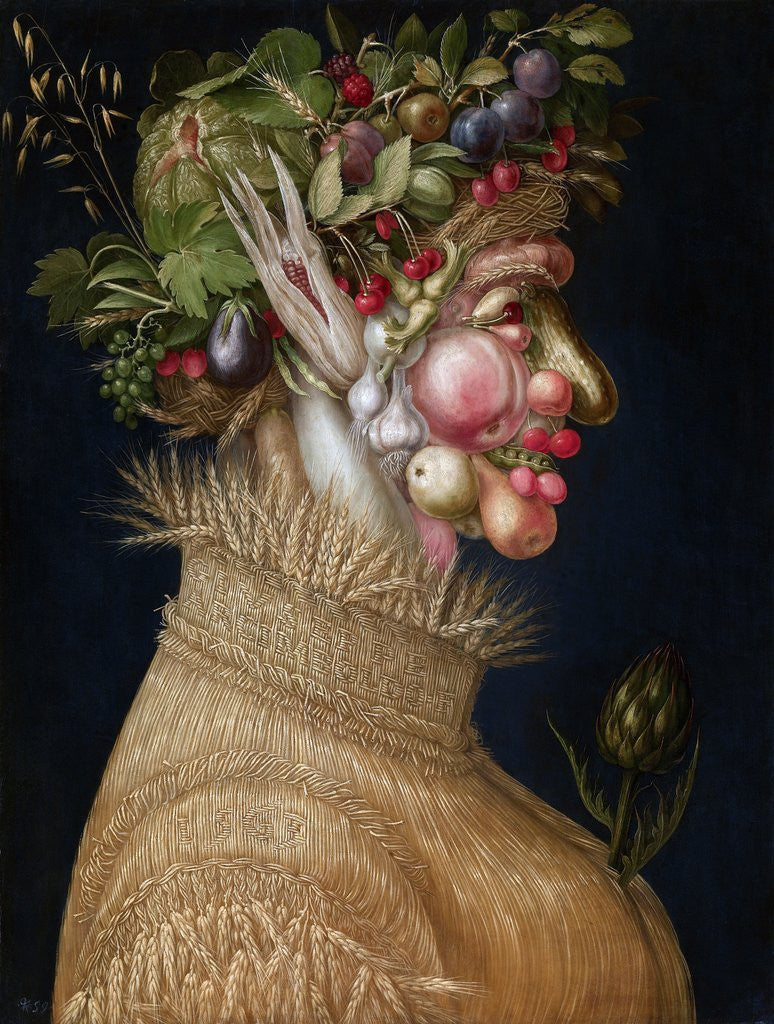 Detail of Summer by Giuseppe Arcimboldo