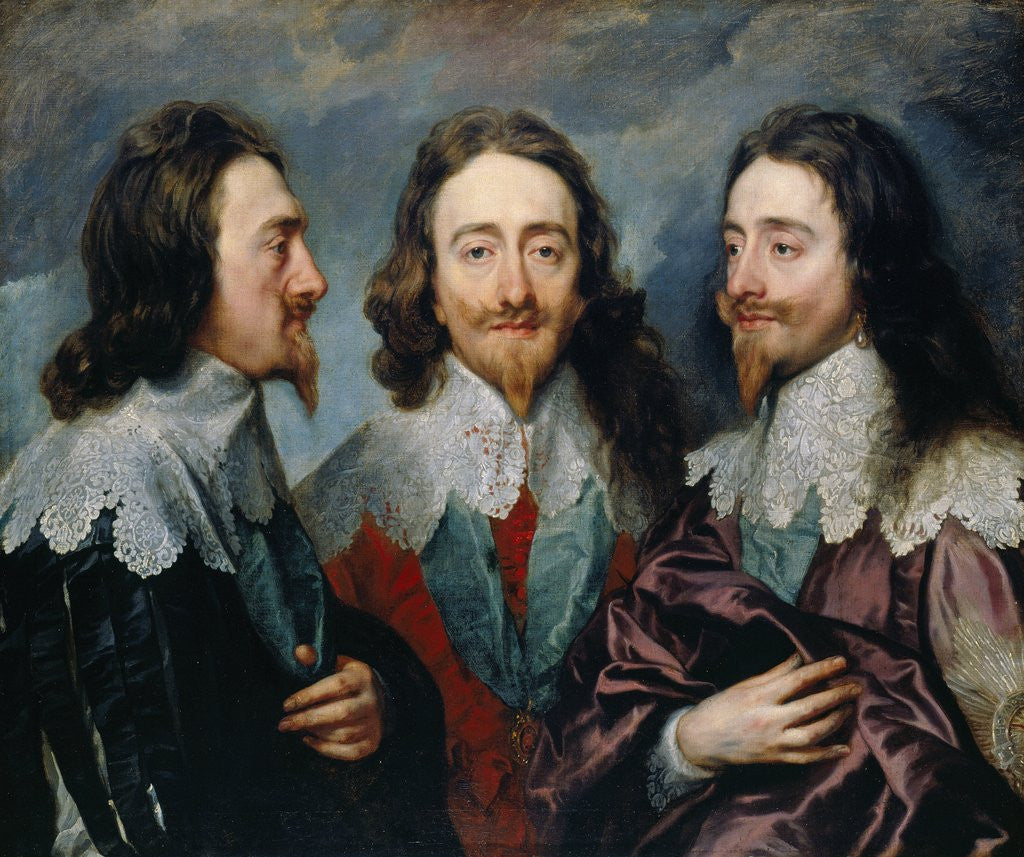 Detail of Charles I by Anthony van Dyck