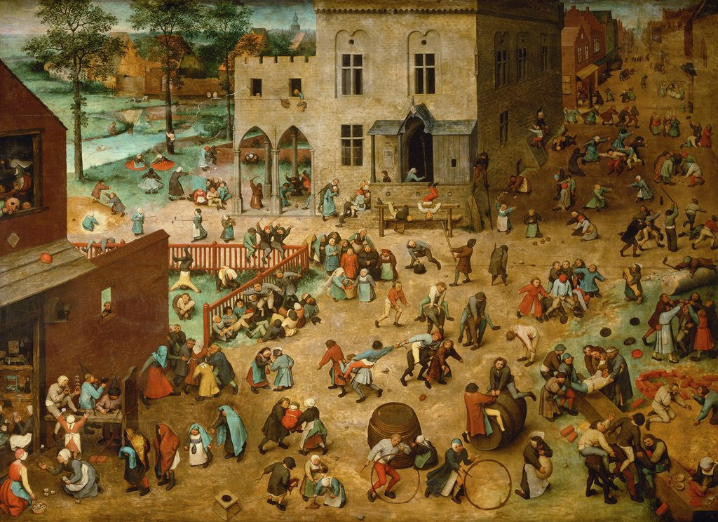 Detail of Children's Games by Pieter Brueghel the Elder