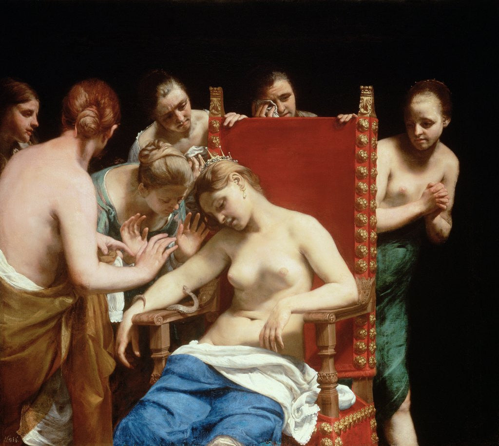 Detail of The Death of Cleopatra by Guido Cagnacci