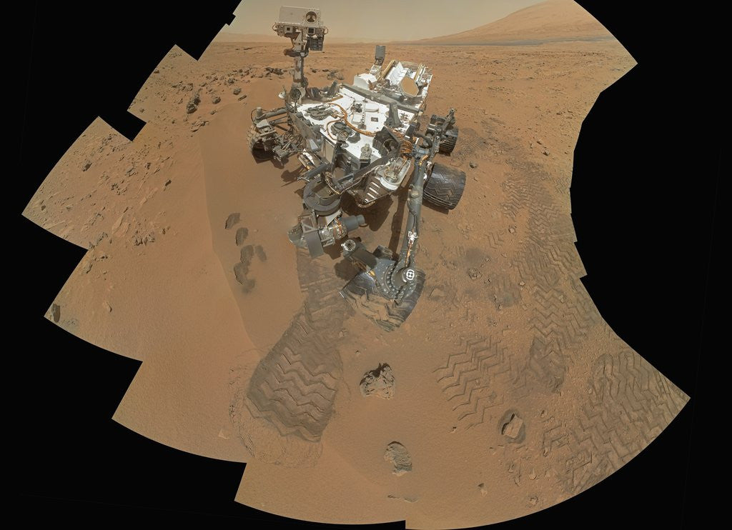 Detail of Curiosity Rover at Rocknest Site by Anonymous