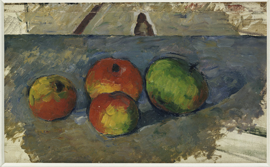 Detail of Four Apples by Paul Cezanne
