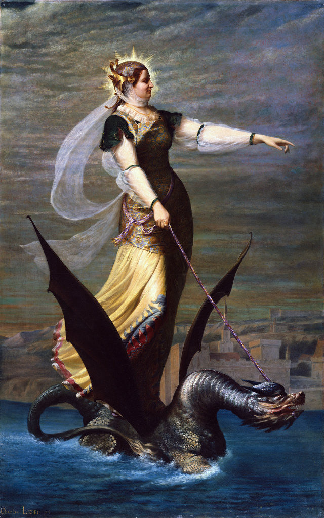 Detail of La Tarrasque by Charles Lepec