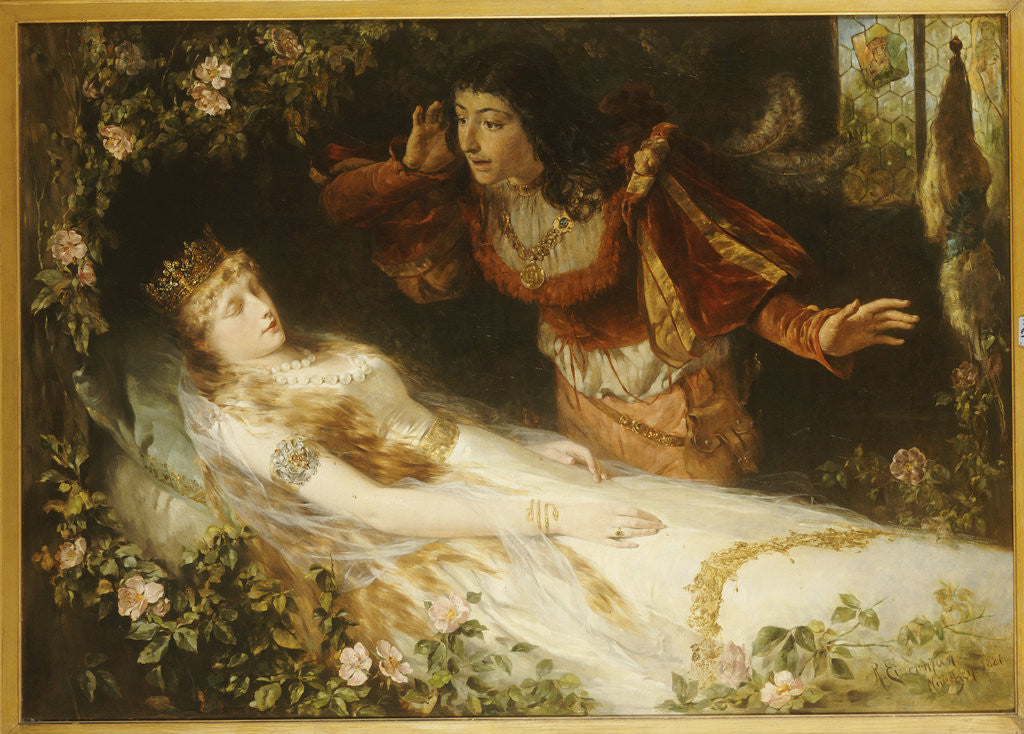 Detail of Sleeping Beauty by Richard Eisermann