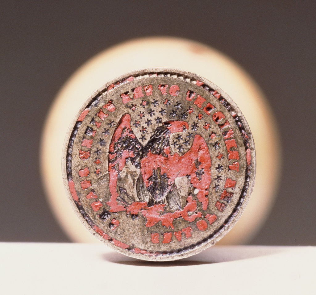 Detail of President Lincoln's personal seal by Anonymous