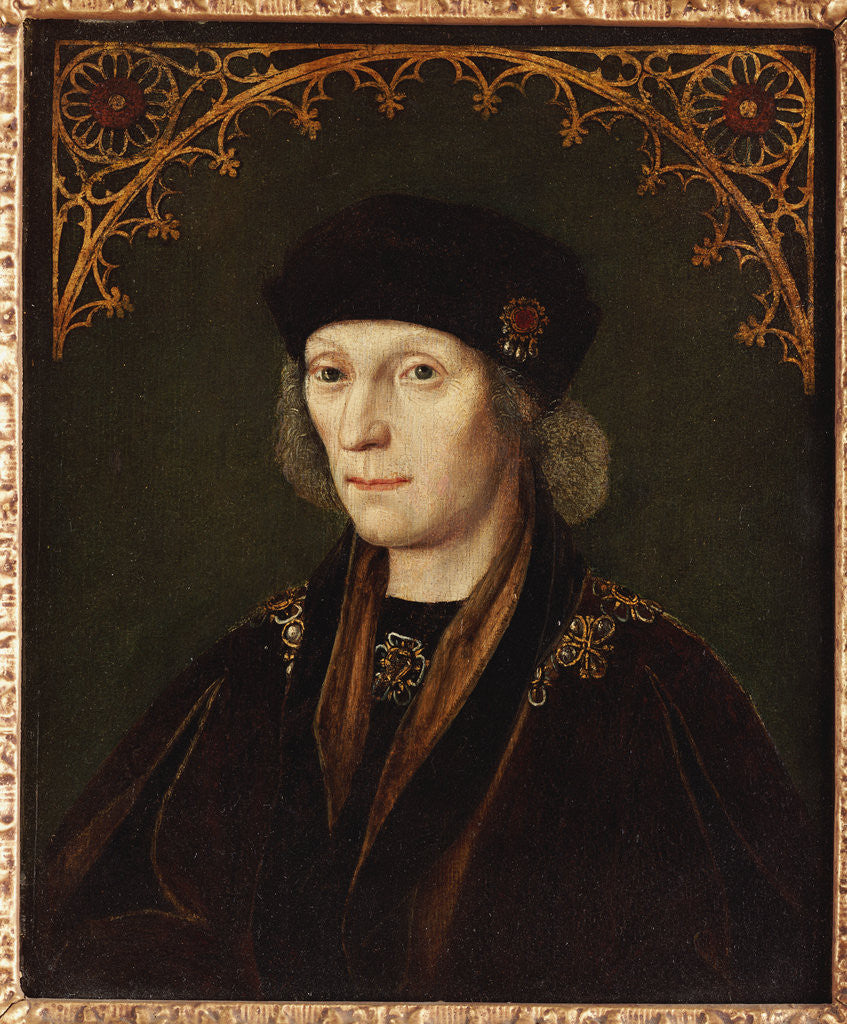Detail of Portrait of King Henry VII by Anonymous