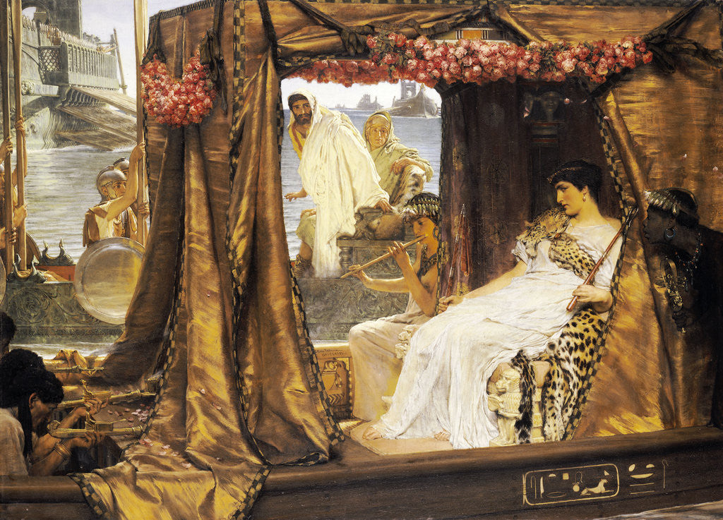 Detail of The Meeting of Anthony and Cleopatra by Lawrence Alma-Tadema