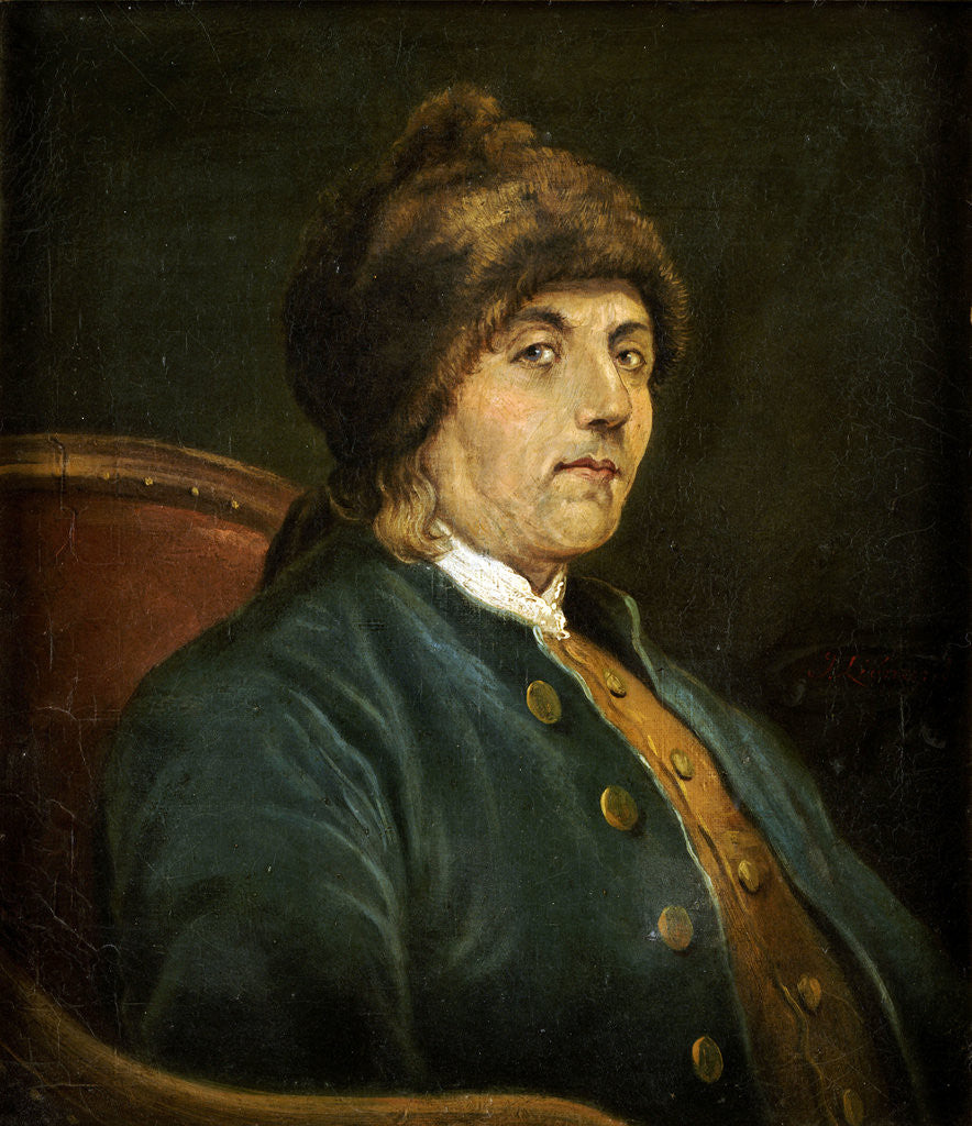 Portrait of Benjamin Franklin by John Baptiste Lienard