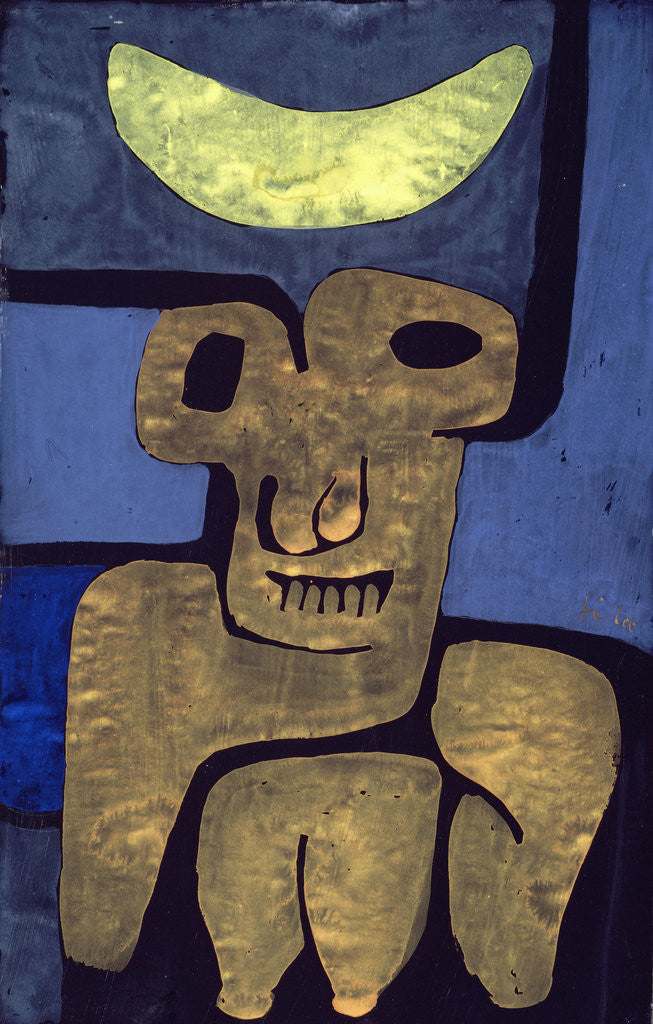 Detail of Moon of the Barbarians by Paul Klee