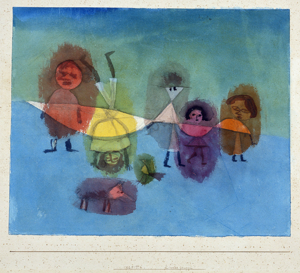 Detail of Small Children by Paul Klee