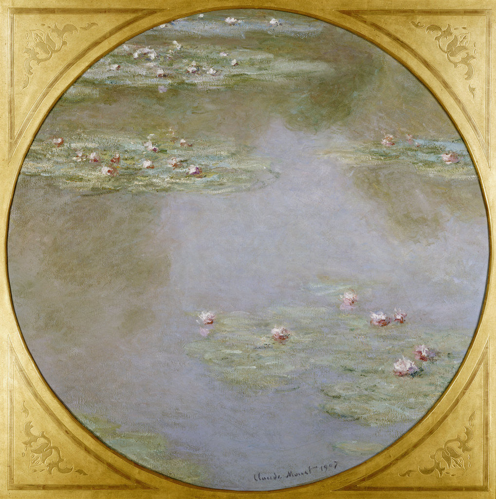 Detail of Waterlilies by Claude Monet