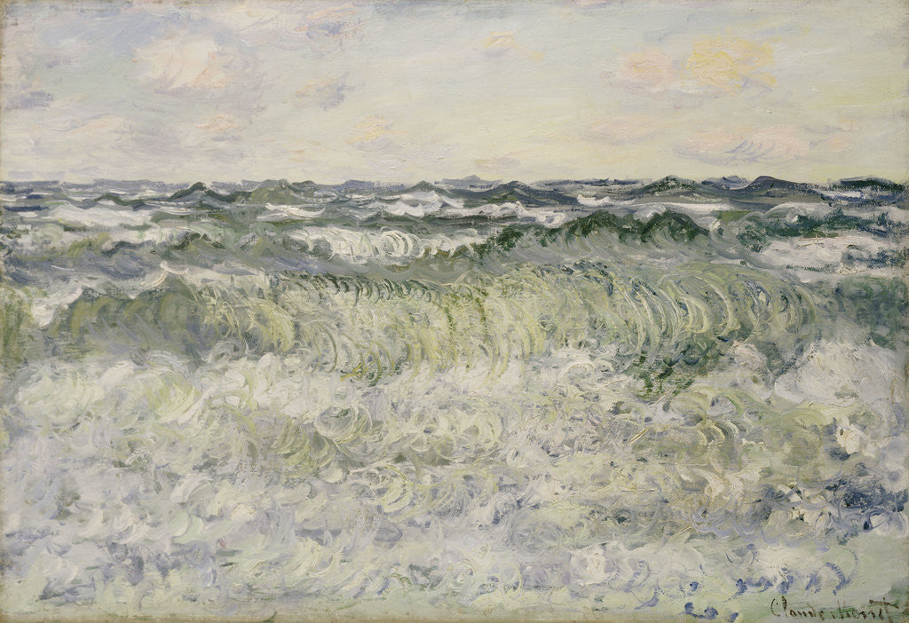 Detail of Marine (Etude de Mer) by Claude Monet